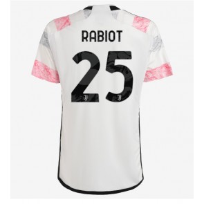 Maillot de foot Juventus Adrien Rabiot #25 Extérieur 2023-24 Manches Courte